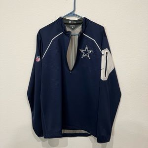 Nike Dallas Cowboys lightweight quarter zip jacket.